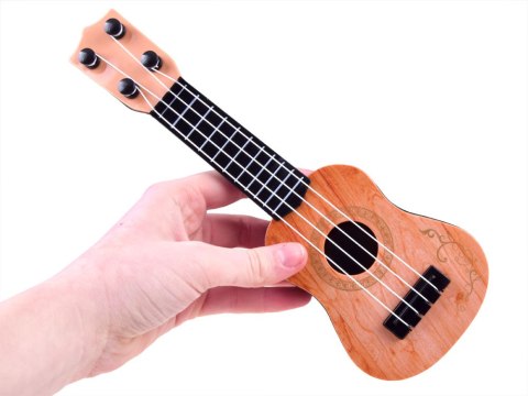 Mini gitarka dla dzieci ukulele 25 cm IN0154 JB Mini gitarka dla dzieci ukulele 25 cm IN0154 JB