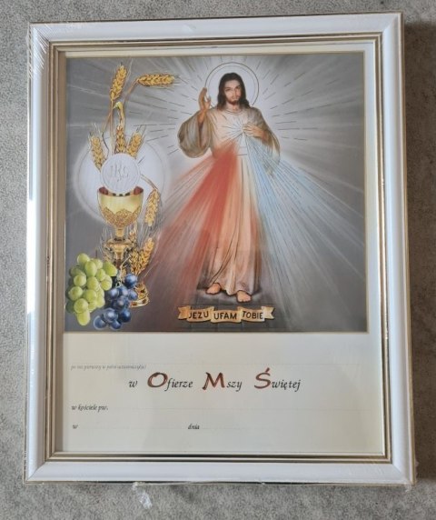 Obraz Pamiątka Komunii Świętej - do wypisania Obraz Pamiątka Komunii Świętej - do wypisania