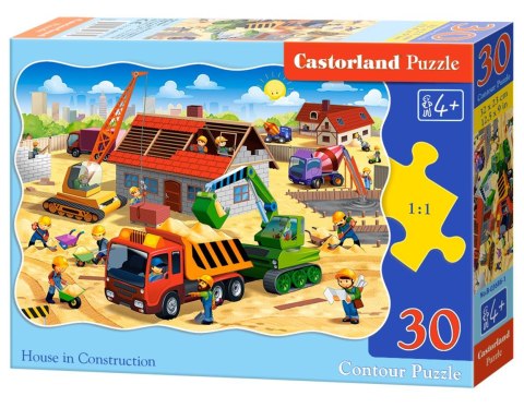 Puzzle 30 el. House in construction Castorland B-03686-1 Puzzle 30 el. House in construction Castorland B-03686-1