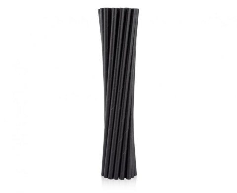 Rurki słomki pap. czarne, 6x197mm / 12 sztx12kpl RP-CZ12 Rurki słomki pap. czarne, 6x197mm / 12 sztx12kpl RP-CZ12
