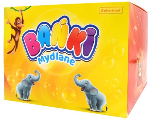 Bańki mydlane 12szt ZWIERZAKI MIX Bańki mydlane 12szt ZWIERZAKI MIX