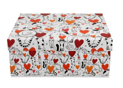 Filiżanki ze spodkami 230ml komplet 2szt. Koci Świat SERCA Filiżanki ze spodkami 230ml komplet 2szt. Koci Świat SERCA