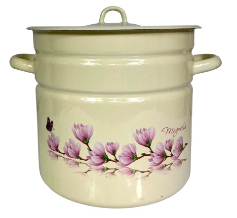 Garnek emaliowany z pokrywką Magnolia 12l/26cm Garnek emaliowany z pokrywką Magnolia 12l/26cm
