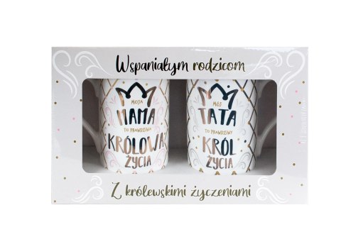 Kubek komplet Mama/tata korona | Q 898 Kubek komplet Mama/tata korona | Q 898