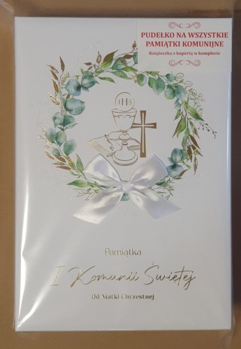Pudełko na wszystkie pamiątki komunijne od Matki Chrzestnej Pudełko na wszystkie pamiątki komunijne od Matki Chrzestnej