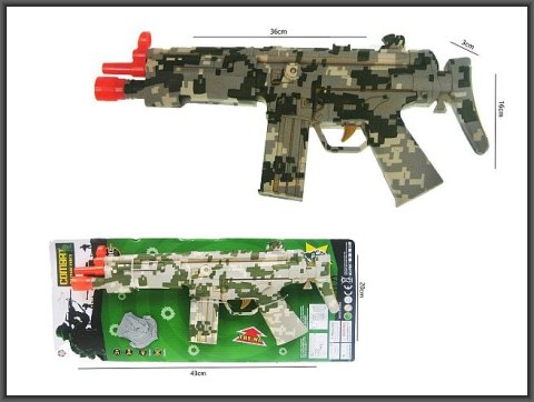 Karabin z wibracją i dźwiękiem 36cm Karabin z wibracją i dźwiękiem 36cm