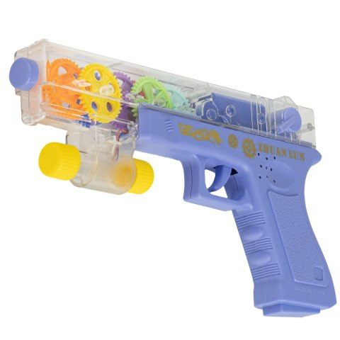 Pistolet światło dźwięk z ruchomymi elementami w środku - 003 Pistolet światło dźwięk z ruchomymi elementami w środku - 003