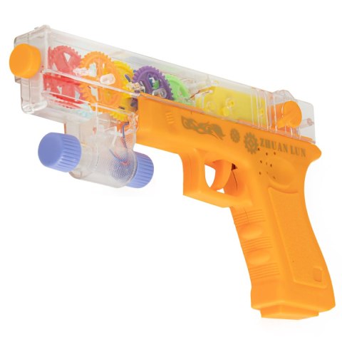 Pistolet światło dźwięk z ruchomymi elementami w środku - 003 Pistolet światło dźwięk z ruchomymi elementami w środku - 003