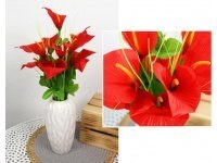 Bukiet sztuczny Kalia 45cm 12 kwiatów średnica 8cm | KTB-106 Bukiet sztuczny Kalia 45cm 12 kwiatów średnica 8cm | KTB-106