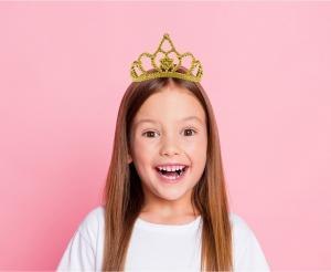 Diadem księżniczki 10szt. ZŁOTY DIZLO-YH Diadem księżniczki 10szt. ZŁOTY DIZLO-YH