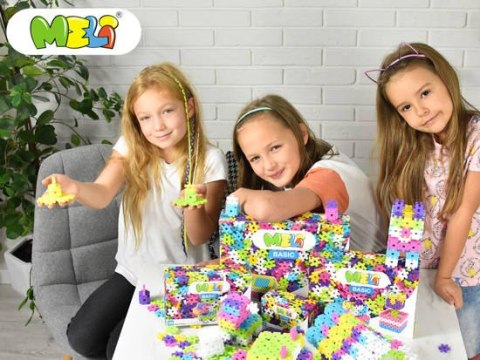 Klocki WAFLE Meli Basic 150 elementów Pink 50020 Klocki WAFLE Meli Basic 150 elementów Pink 50020