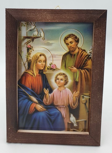 Obraz religijny 10x15cm ŚW.RODZINA Obraz religijny 10x15cm ŚW.RODZINA