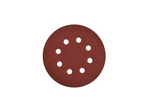 Papier ścierny 50szt na dysk 125mm P220,krążki 8 otworów Papier ścierny 50szt na dysk 125mm P220,krążki 8 otworów