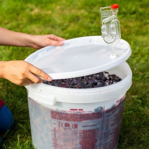 Pojemnik fermentacyjny 30 L z pokrywką i kranem 340434 Pojemnik fermentacyjny 30 L z pokrywką i kranem 340434