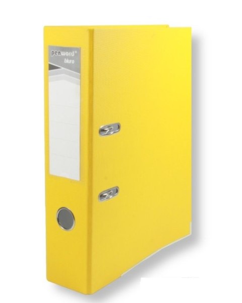 Segregator z okuciem A4 7,5cm żółty Segregator z okuciem A4 7,5cm żółty