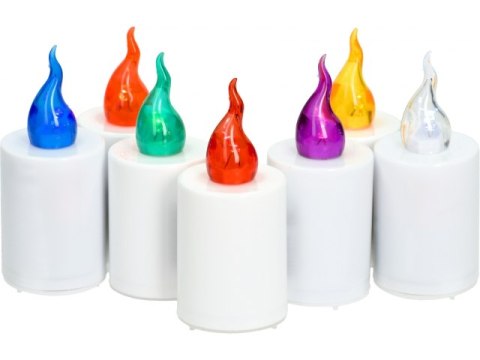 Znicz świetlik LED 5770 Mix - 12 szt. Znicz świetlik LED 5770 Mix - 12 szt.