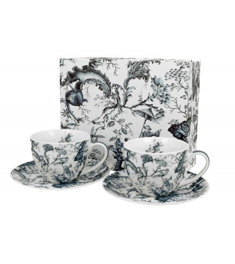 Komplet filiżanek ze spodkami 280ml ORIENT BLUE Komplet filiżanek ze spodkami 280ml ORIENT BLUE