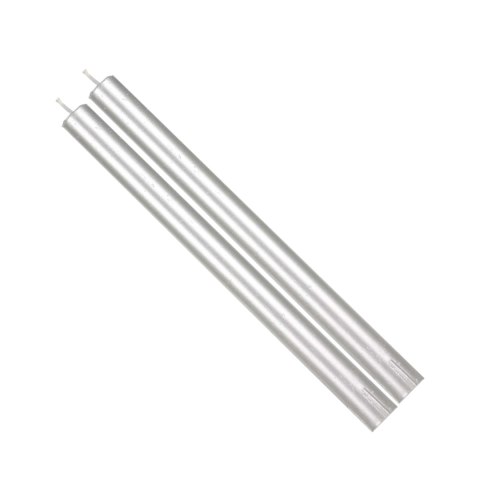 Świeca rustykalna stołowa srebrna 250/22mm 2szt. | RSTO25LA2 Świeca rustykalna stołowa srebrna 250/22mm 2szt. | RSTO25LA2