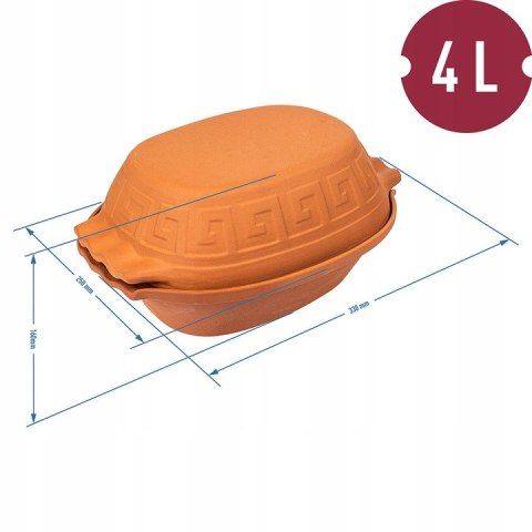 Garnek rzymski gliniany 4l | 770608 Garnek rzymski gliniany 4l | 770608