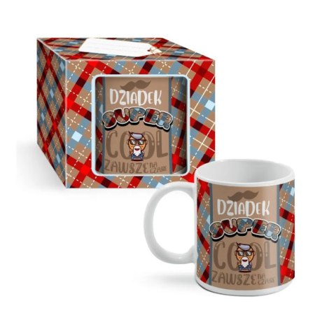 Kubek BOSS 300ml Dziadek Super Cool Zawsze na czasie Kubek BOSS 300ml Dziadek Super Cool Zawsze na czasie
