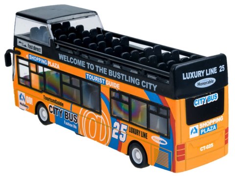 Metalowy AUTOBUS piętrus otwierane drzwi | ZA2094 ZO Metalowy AUTOBUS piętrus otwierane drzwi | ZA2094 ZO