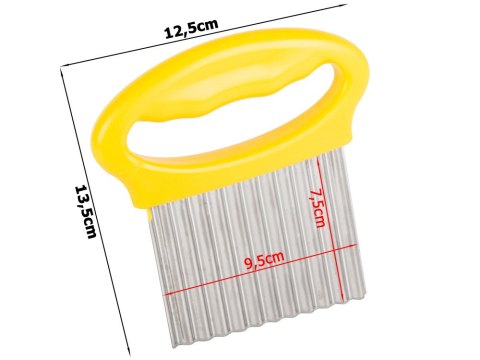 Nóż karbowany falowany do frytek krajacz warzyw | 07149 Nóż karbowany falowany do frytek krajacz warzyw | 07149