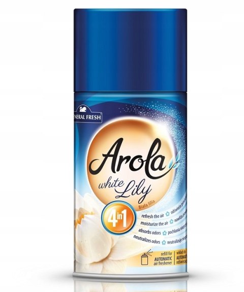 Odświeżacz powietrza wkład Arola BIAŁA LILIA 250ml Odświeżacz powietrza wkład Arola BIAŁA LILIA 250ml
