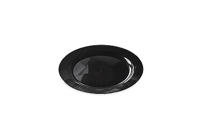 Talerze 12szt. plastikowe 19cm czarne 34-33 Talerze 12szt. plastikowe 19cm czarne 34-33