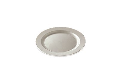 Talerze 12szt. plastikowe 19cm srebrne 34-34 Talerze 12szt. plastikowe 19cm srebrne 34-34