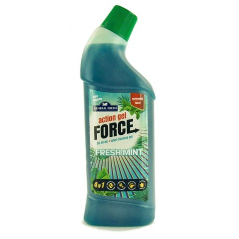 Żel do wc General Fresh Action Gel force miętowy 1l Żel do wc General Fresh Action Gel force miętowy 1l