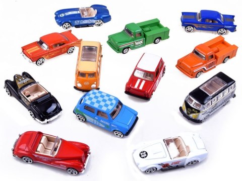 Zestaw metalowe resoraki retro 12szt. | ZA2439 Zestaw metalowe resoraki retro 12szt. | ZA2439