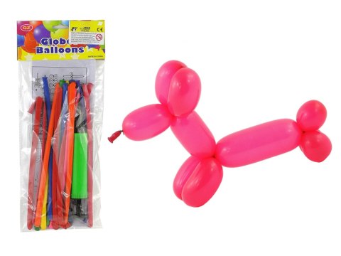 Balony długie 20szt. z pompką; 31 x 13cm Balony długie 20szt. z pompką; 31 x 13cm