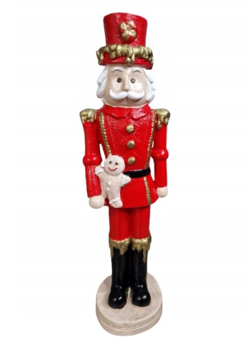 Figurka gipsowa dziadek do orzechów 38 cm 9067 Figurka gipsowa dziadek do orzechów 38 cm 9067