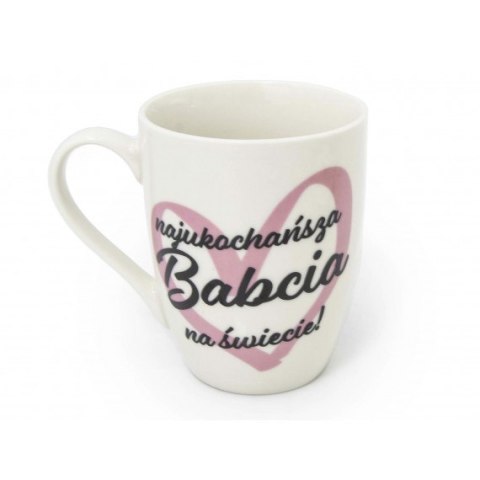 Kubek w torebce 340ml NAJUKOCHAŃSZA BABCIA 0643 Kubek w torebce 340ml NAJUKOCHAŃSZA BABCIA 0643