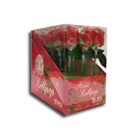Lizak żelowy róża 38 g - 15 szt Lizak żelowy róża 38 g - 15 szt