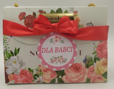 Nocciolati Praliny dla babci Torebka Bombonierka 170g BABCIA Nocciolati Praliny dla babci Torebka Bombonierka 170g BABCIA
