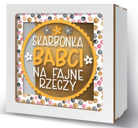 Skarbonka Skarbonka Babci 17,5 x 17,5cm Skarbonka Skarbonka Babci 17,5 x 17,5cm