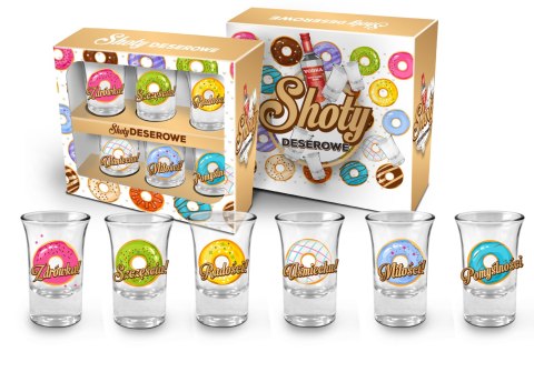 Zestaw 6 kieliszków 35ml - Deserowy Shot Zestaw 6 kieliszków 35ml - Deserowy Shot
