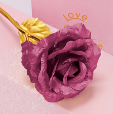 Złota róża PURPLE AG774C Złota róża PURPLE AG774C