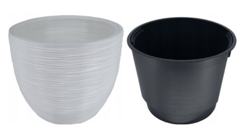 Doniczka FURU biały 35cm Doniczka FURU biały 35cm