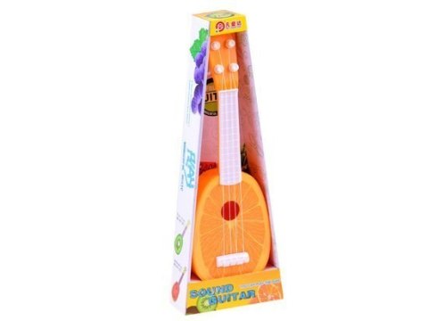 Gitara owocowa ukulele dla dzieci gitarka IN0033 POMARAŃCZA Gitara owocowa ukulele dla dzieci gitarka IN0033 POMARAŃCZA