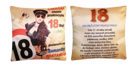 Poduszka urodzinowa - Obywatelu! Jubilacie właśnie przekroczyłeś 18 S29 Poduszka urodzinowa - Obywatelu! Jubilacie właśnie przekroczyłeś 18 S29