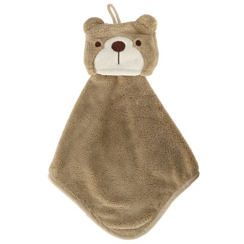 Ręcznik ręczniczek do rąk dla dzieci do przedszkola 42 x 25cm BRĄZOWY MIŚ KX4527 Ręcznik ręczniczek do rąk dla dzieci do przedszkola 42 x 25cm BRĄZOWY MIŚ KX4527