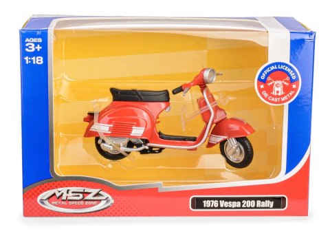 Skuter MSZ 1:18 1976 Vespa 200 Rally czerwony Skuter MSZ 1:18 1976 Vespa 200 Rally czerwony