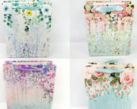 Torba papierowa 12szt. 18x23cm KWIATY 1794 Torba papierowa 12szt. 18x23cm KWIATY 1794