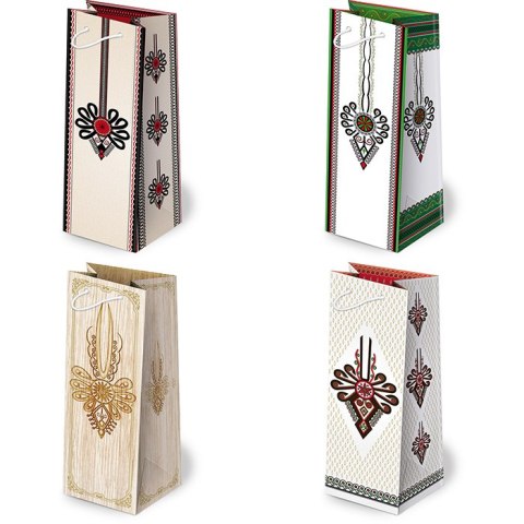 Torebki ozdobne 10szt. AL-2 set 65 Folklor parzenice 12 x 36,9 x 11 cm Torebki ozdobne 10szt. AL-2 set 65 Folklor parzenice 12 x 36,9 x 11 cm
