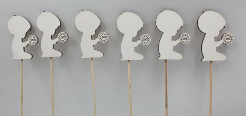 Pik 6szt. KOMUNIA ŚW. CHŁOPIEC IHS 7cm Pik 6szt. KOMUNIA ŚW. CHŁOPIEC IHS 7cm