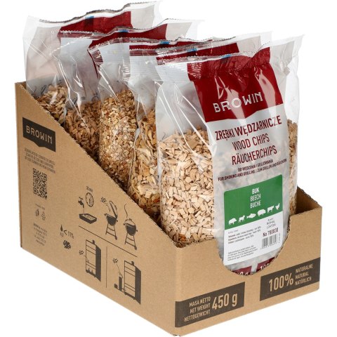 Zrębki do wędzenia / grillowania, buk, 450 g, kl. 8 | 780830 Zrębki do wędzenia / grillowania, buk, 450 g, kl. 8 | 780830