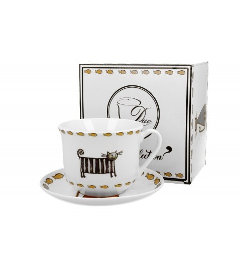 Filiżanka 470ml jumbo ze spodkiem CLASSIC CATS Filiżanka 470ml jumbo ze spodkiem CLASSIC CATS