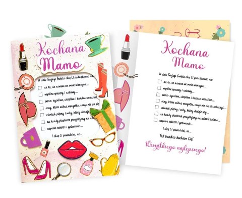 Karnet B6 KOCHANA MAMA DK-1021 Karnet B6 KOCHANA MAMA DK-1021